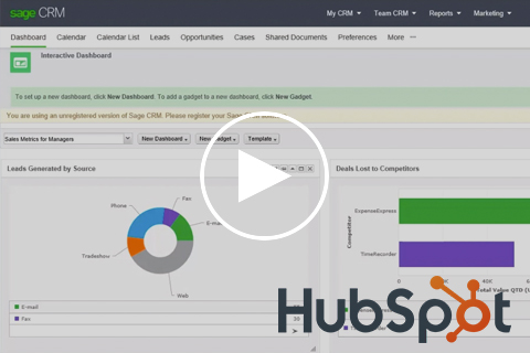 HubSpot and Sage CRM