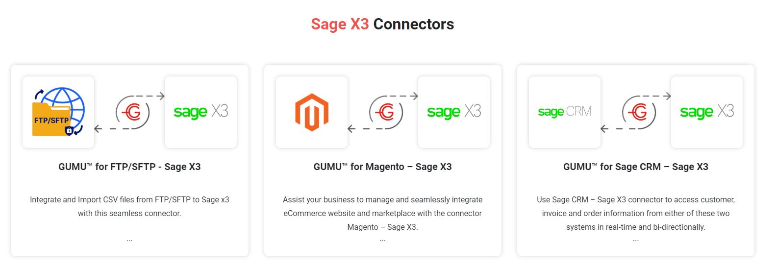 ERP Sage X3 Connector