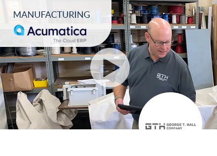 George T. Hall Acumatica ERP manufacturing customer success story